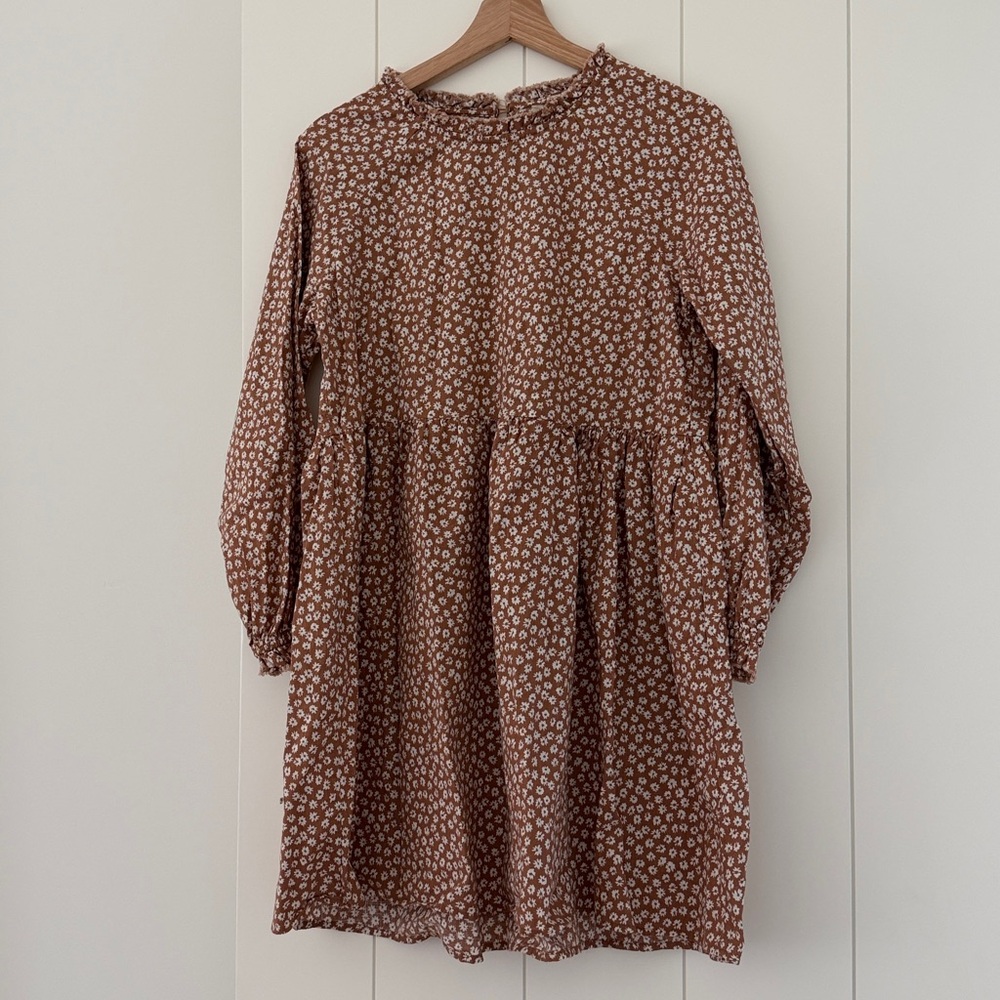 Rylee + Cru Brown Floral Women’s Dress - Picture 6 of 6